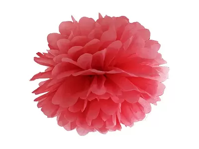 Pom pom červený - 25 cm