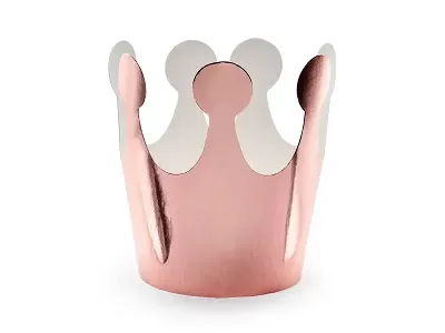 Party korunky Rose Gold - 6 ks