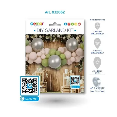 Sada na balonkovou girlandu - Olivová