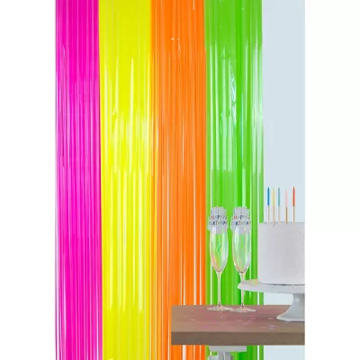 Neonový duhový závěs 100 x 200 cm