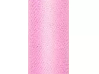 Tyl dekoračný svetlo ružový 30 cm x 9 m