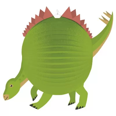 Závěsný lampion kulatý 3D Happy Dino