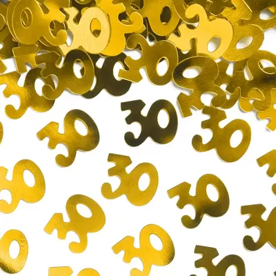 Konfety zlaté 30. narozeniny