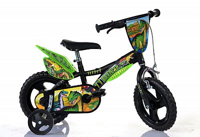 Detský bicykel Dino 612L-DS Dinosaurus 12"