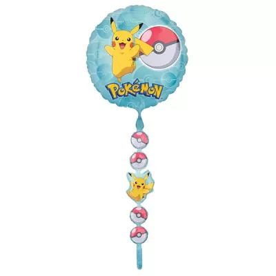 Chodící balonek Pokémon - kulatý 60 x 175 cm