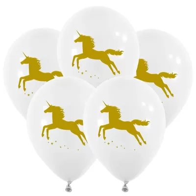 Latexové balonky Jednorožec 5 ks