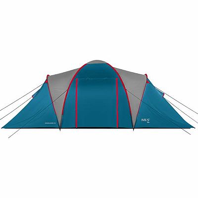 Rodinný stan NILS Camp NC6431 Highland IV modrý/svetlo šedý