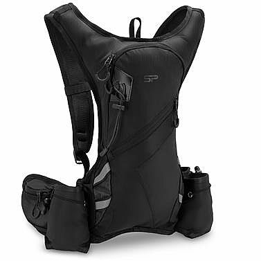 Spokey SPRINTER Športový, cyklistický a bežecký batoh, 5 l, čierny