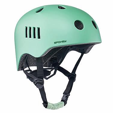 Spokey PUMPTRACK Helma na bicykel, inline, skate, freeride, 48-57 cm, zelená