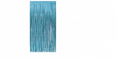 Světle modrý party závěs 100 x 200 cm