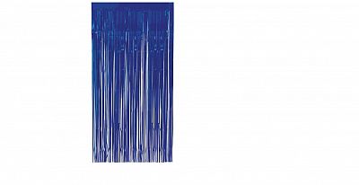 Tmavě modrý party závěs 100 x 200 cm