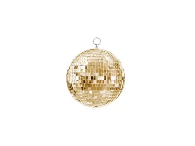 Disco koule zlatá 30cm