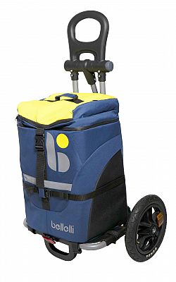 BELLELLI B-TOURIST Nákupný vozík za bicykel 2v1, modrý