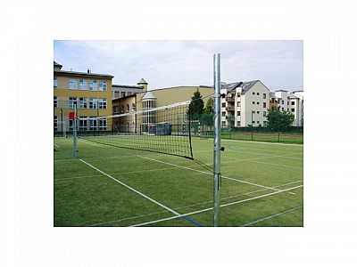 Volejbalové stĺpiky (ZN), prům.102 mm vr. objímok + púzdra a viečka (CERTIFIKÁT)