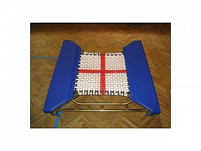 E - trampolína, 118x120 cm, otvorené konce, pružiny (OPEN END)