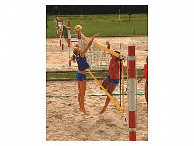 Sieť volejbal BEACH SPORT, PL/3mm, čierna