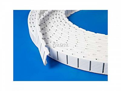 Lajny na tenis, biela farba, 5 cm, kompletná sada na ihrisko pre štvorhru + kotviace prvky