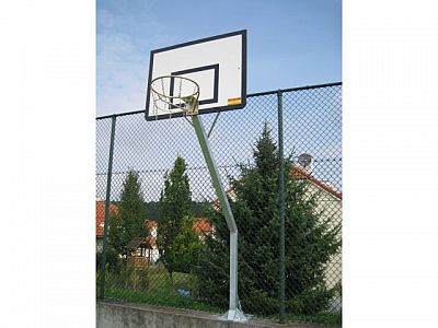 Basketbalová konštrukcia streetball - exteriér (ZN), vysadenie 1,2 m, na dosku, CERTIFIKÁT