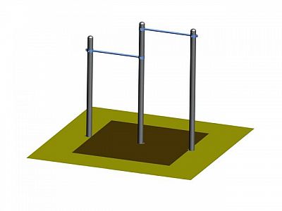 Dvojitá hrazda - príťahy WK06, Workoutový prvok