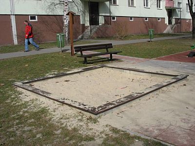 Pieskovisko betónové 2x2 m bez zakrytia (DH 8a)