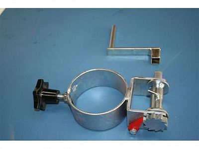 Objímka s kolovrátkom - priem. stĺpika 102 mm (ZN)