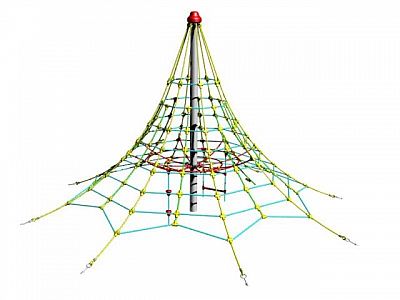 Lanová pyramída SC - výška 3,0 m, výška pádu 1,0 m, 6 zámkov