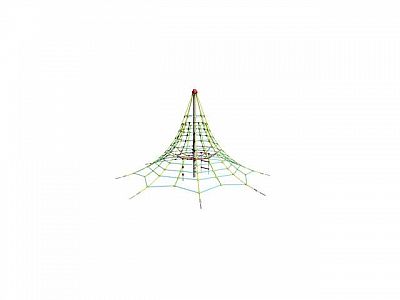 Lanová pyramída SC - výška 3,5 m, výška pádu 1,0 m, 8 zámkov