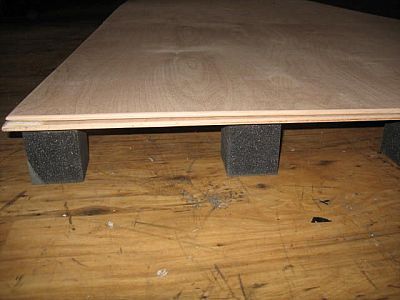 Diel pružnej podlahy pre gymnastiku 125 x 200 cm