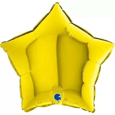 Fóliový balónik hviezda žltá 46 cm