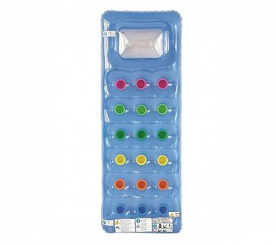 SunClub nafukovacie lehátko s 18 jamkami 173x63x18cm