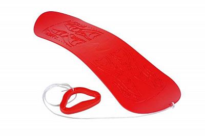 Klzka - detský Snowboard/Skyboard Červená