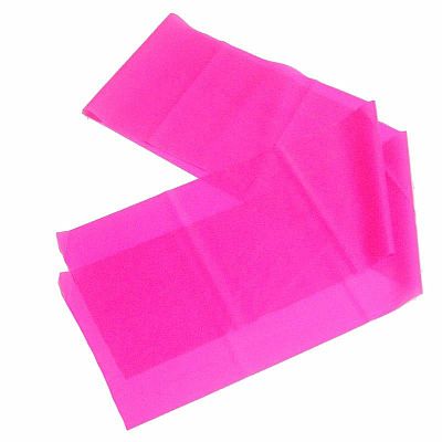 Latex aerobic guma 1200x150x0,35 mm RUŽOVÁ