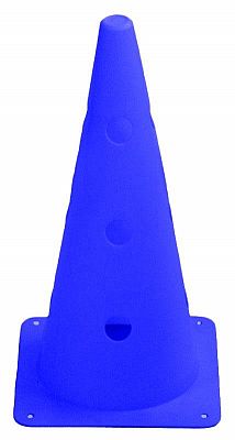 Kužele kopaná 38 cm RICHMORAL dierované modré