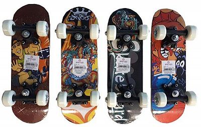 Miniskateboard 17 detský SPARTAN 43x15x1, 1cm