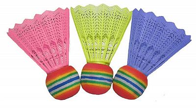 LOPTIČKY Speedminton SADA 3 KUSY SPARTAN žltá