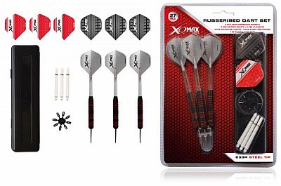 Sada XQMax SET šípky 23g Steel + príslušenstvo