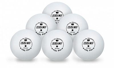 Loptičky na stolný tenis SEDCO for TRAINING 1 * CELL FREE 6ks