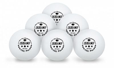 Loptičky na stolný tenis SEDCO for CHAMPION 3 *** CELL FREE 6ks