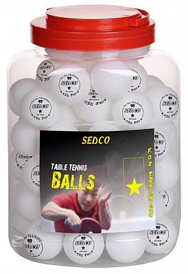 Loptičky na stolný tenis SEDCO for TRAINING 1 * CELL FREE 60ks - dóza