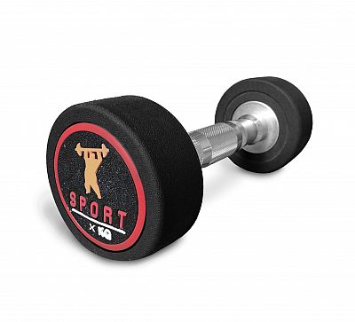 Jednoručná činka Sedco SPORT ROUND RUBBER