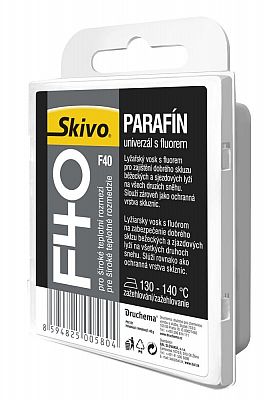 Lyžiarsky vosk SKIVO Parafín F 40 univerzálny
