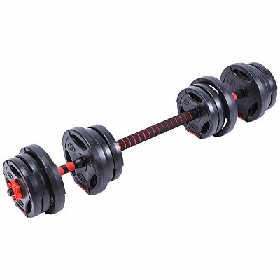 Činky nakladacie spojovacie P2I HYBRID - sada 2x10 kg / 1x20 kg