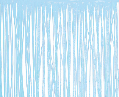 Party závěs pastelový světle modrý 100 x 200 cm