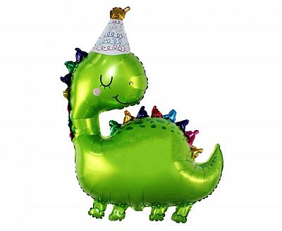 Fóliový balónik Dinosaurus v čiapočke