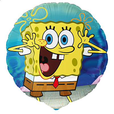 Fóliový balónik kruh Sponge Bob 45cm