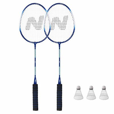 Súprava 2 bedmintonových rakiet NILS NRZ2052