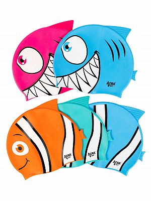 Detská plavecká kúpacia čiapka, NEMO, modrá