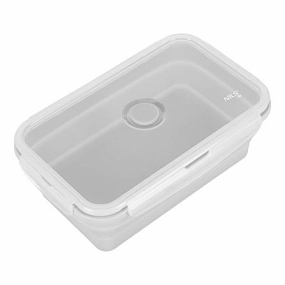 Skladací desiatový box NILS Camp NC4105 1200ml sivý