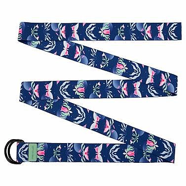 Spokey THE BLOOM BELT Pás na cvičenie jogy, 240 cm