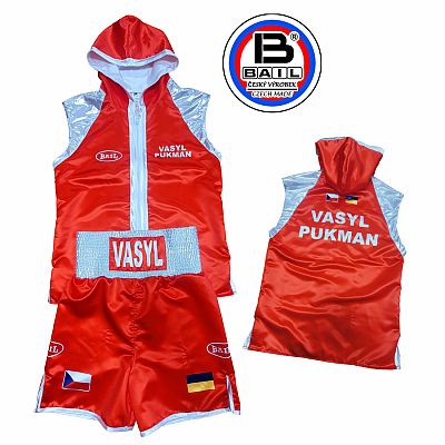 Boxerský župan + trenky BAIL PROFI, Satén